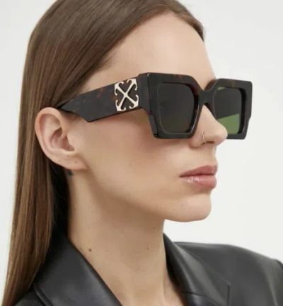 OFF-WHITE OFF-WHITE OERI128S24PLA0016055 CATALINA BROWN SUNGLASSES