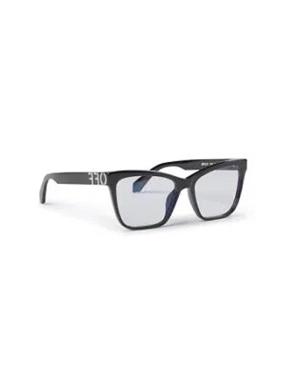 OFF-WHITE OFF-WHITE OERJ067S24PLA0011000 STYLE 67 BLACK EYEGLASSES