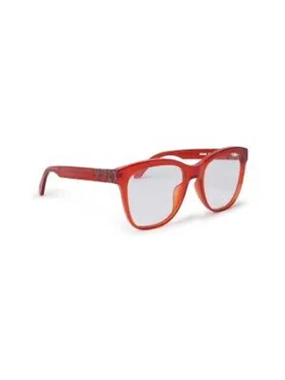 OFF-WHITE OFF-WHITE OERJ069S24PLA0012500 STYLE 69 RED EYEGLASSES