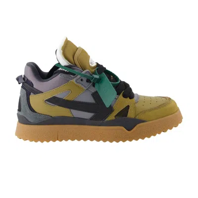 OFF-WHITE OFF-WHITE OFF-WHITE NEW SPONGE MID 'MILITARY BLACK' | TAN | MEN'S SIZE 39