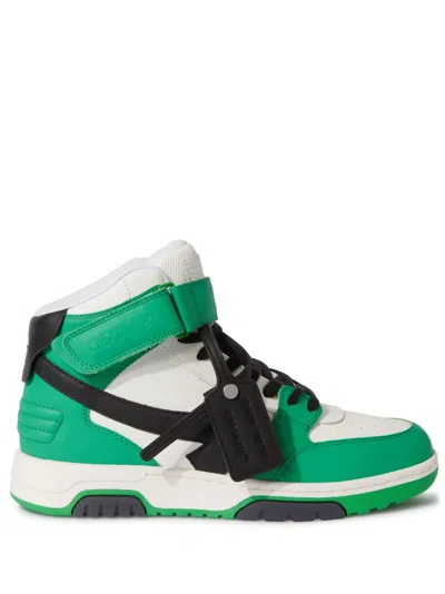 OFF-WHITE OUT OF OFFICE HIGH-TOP SNEAKERS