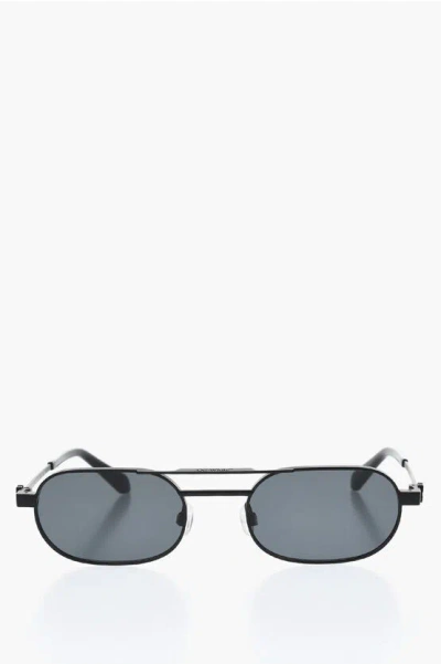 OFF-WHITE Oval VAIDEN Sunglasses with Metal Frame