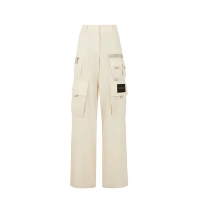 OFF-WHITE PANTALON CARGO EN LAINE VIERGE