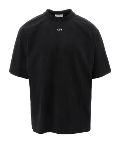 OFF-WHITE OFF-WHITE LOGO PRINTED CREWNECK T-SHIRT