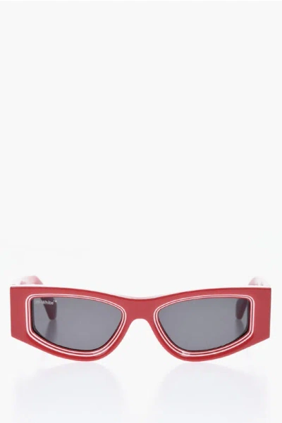 OFF-WHITE Solid Color ANDY Sunglasses with Contrast Details