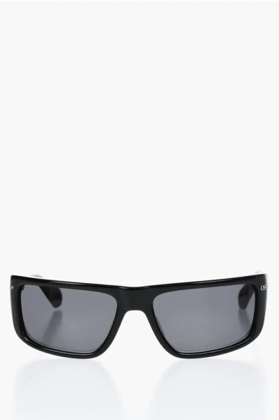 OFF-WHITE Solid Color BOLOGNA Sunglasses with Contrasting Logo
