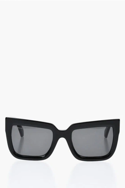 OFF-WHITE Solid Color FIRENZE Oversized Sunglasses