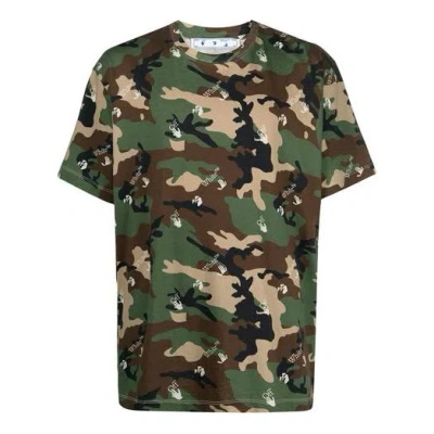 OFF-WHITE Off-White SS21 Cozy Camouflage Pattern Short Sleeve Loose Fit Camouflage