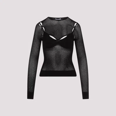 OFF-WHITE TOPS BLACK