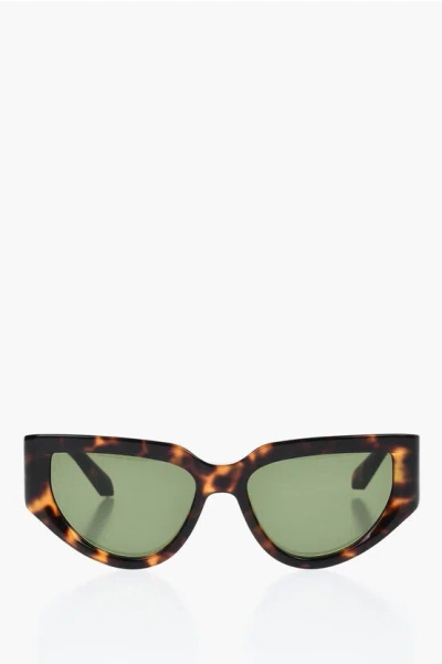 OFF-WHITE Tortoiseshell SEWARD Cat Eye Sunglasses