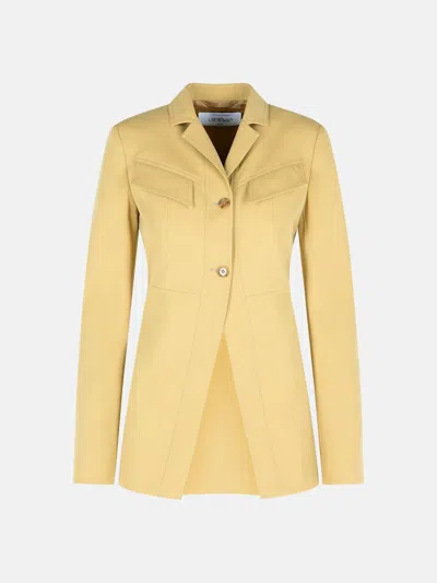 OFF-WHITE 'TOYBOX' BEIGE COTTON JACKET