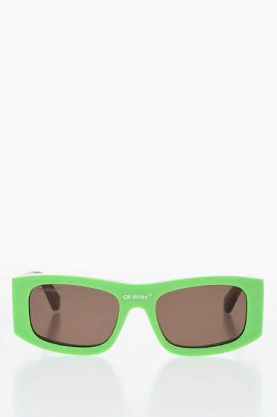 OFF-WHITE Two-Tone LUCIO Rectangular Sunglasses with Gradient Temple