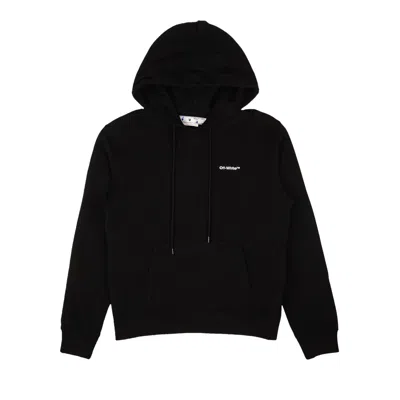 OFF-WHITE OFF-WHITE WAVE OUTLINE DIAG SLIM HOODIE 'BLACK/WHITE'