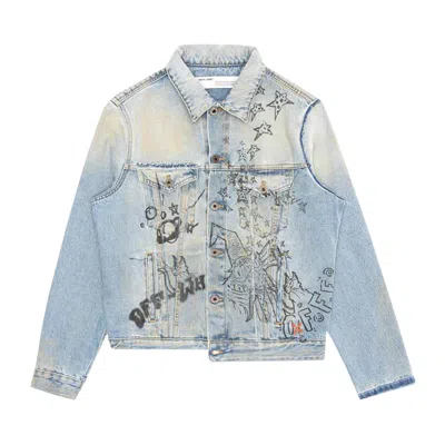 OFF-WHITE OFF-WHITE WIZARD SLIM DECONSTRUCTED JACKET 'EXTREME BLEACH'