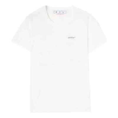 OFF-WHITE (WMNS) Off-White Floral Arrow Short Sleeve T-Shirt 'White'