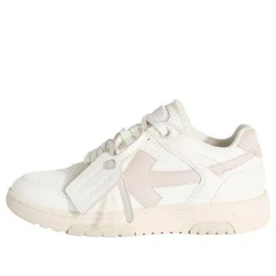 OFF-WHITE (WMNS) Off-White Slim Out Of Office Leather Sneakers 'White Pink'