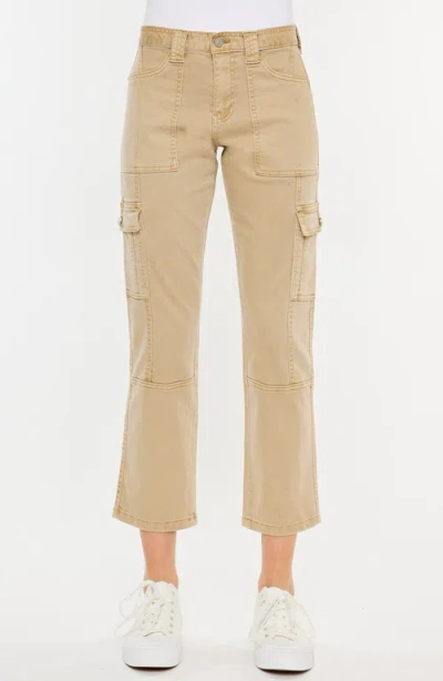 OFFICIAL KANCAN USA OFFICIAL KANCAN USA LAVINIA HIGH RISE SLIM STRAIGHT LEG CARGO PANTS
