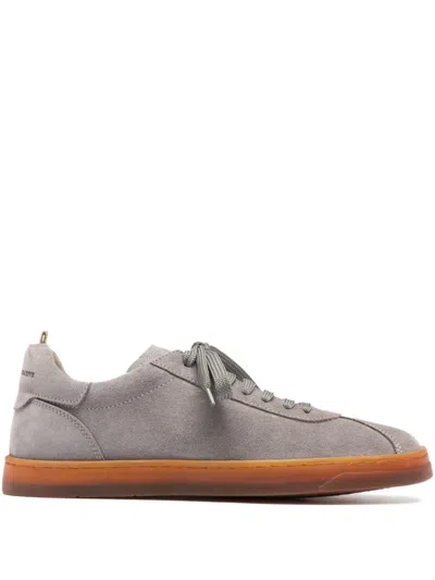 OFFICINE CREATIVE KARMA LACE-UP SUEDE SNEAKERS