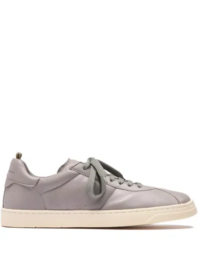OFFICINE CREATIVE KARMA LEATHER LACE-UP SNEAKERS