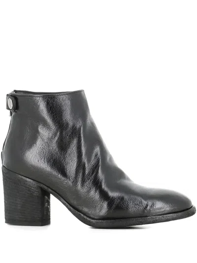 OFFICINE CREATIVE ZIP-FASTENING BLOCK-HEEL BOOTS