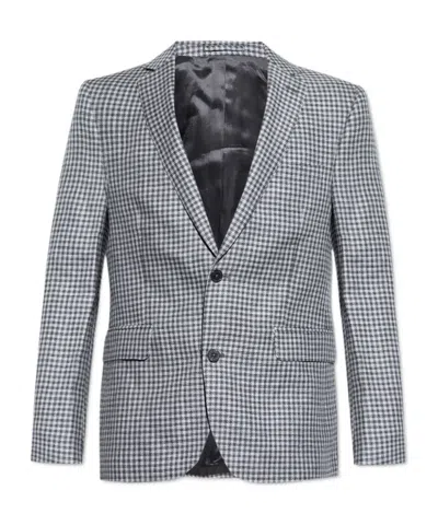 OFFICINE GENERALE CHECKED BLAZER