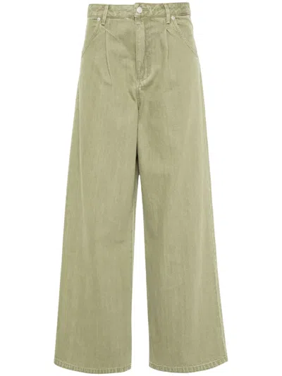 OFFICINE GENERALE MOENA HIGH-RISE WIDE LEG JEANS