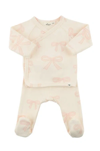 OH BABY OH BABY! BIG BOWS PINK KIMONO SET