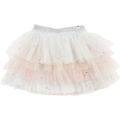 OH BABY OH BABY! OMBRE SILVER-FLECK LAYERED TUTU SKIRT
