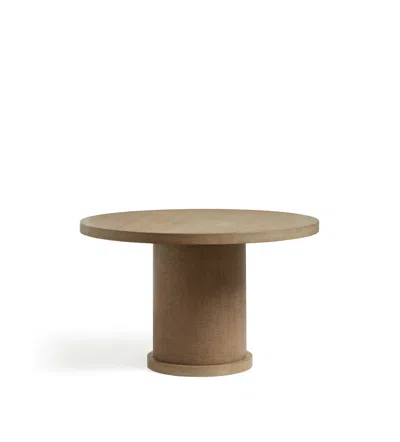 OKA CANDRA DINING TABLE - WEATHERED OAK