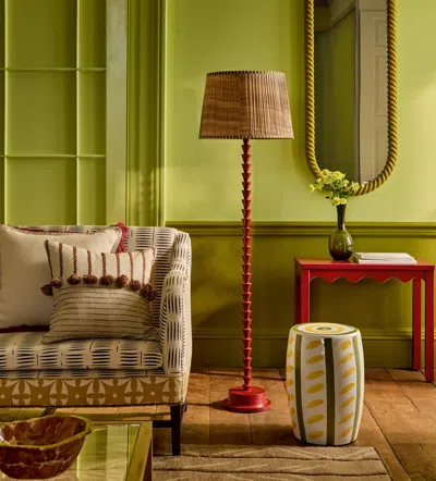 OKA CLARA FLOOR LAMP - DARK RED