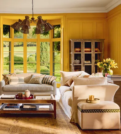 OKA CONCHO CHANDELIER - ANTIQUE BRASS