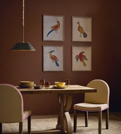 OKA GRISEWOOD PENDANT LAMP - BROWN