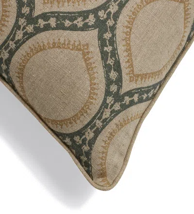 OKA PRISHA CUSHION COVER - LAKE GREEN