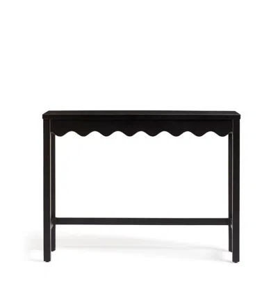 OKA TALASA CONSOLE TABLE - RUBBED BLACK