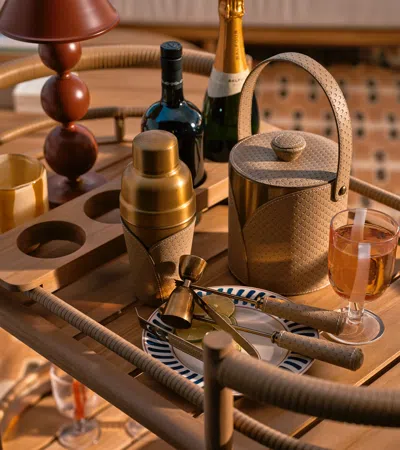 OKA TRIYA WIRELESS TABLE LAMP AND SHADE - RED