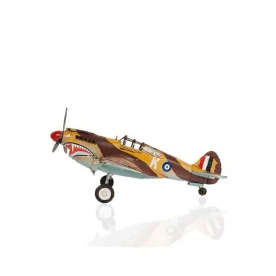 OLD MODERN HANDICRAFTS 1941 CURTISS HAWK 81A METAL HANDMADE SCALED MODEL