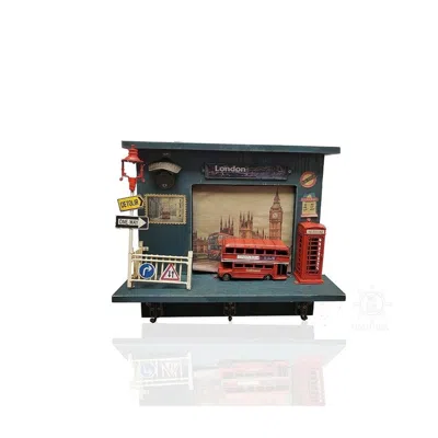 OLD MODERN HANDICRAFTS VINTAGE DOUBLE DECKER LONDON BUS SHADOW BOX