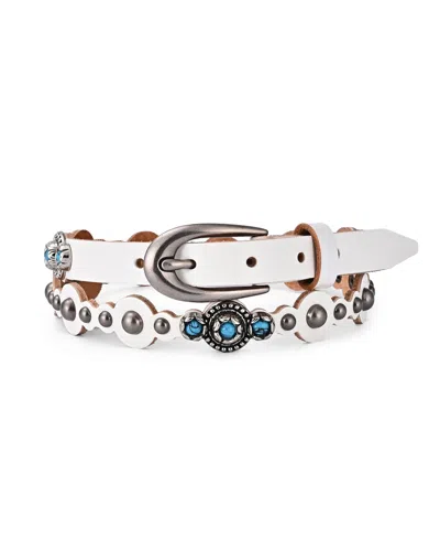 OLD TREND WOMEN'S ROSA FLOURISH LEATHER BELT