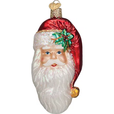 OLD WORLD CHRISTMAS OLD WORLD CHRISTMAS NOSTALGIC SANTA GLASS ORNAMENT