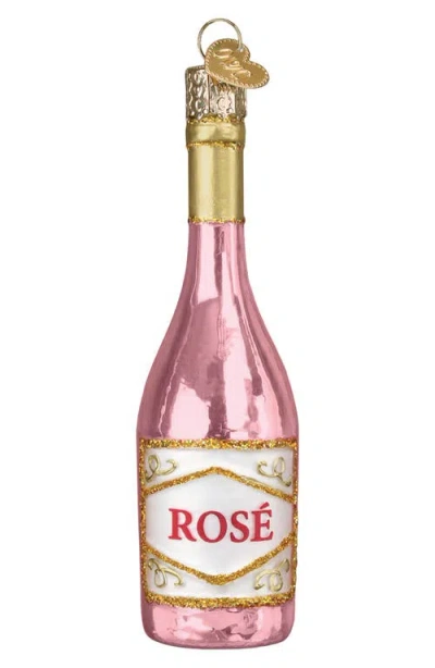 OLD WORLD CHRISTMAS OLD WORLD CHRISTMAS ROSÉ WINE ORNAMENT