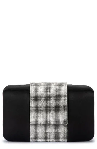 OLGA BERG OLGA BERG AUBREY CRYSTAL TRIM CLUTCH