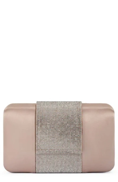 OLGA BERG OLGA BERG AUBREY CRYSTAL TRIM CLUTCH