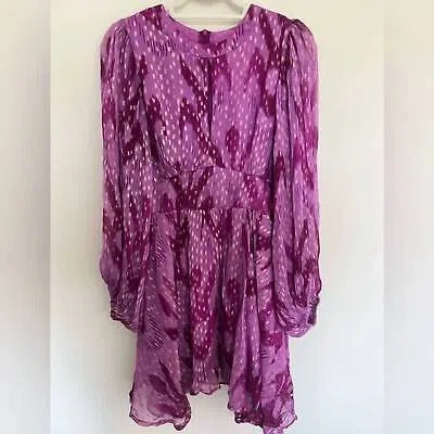 OLIPHANT OLIPHANT CHITKA MINI DRESS IN PINK - SIZE M