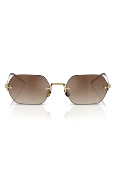 OLIVER PEOPLES OLIVER PEOPLES 52MM IRREGULAR SUNGLASSES
