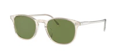 OLIVER PEOPLES OLIVER PEOPLES FINLEY VINTAGE SUN OV 5397SU BUFF/GREEN C (1094/52) SUNGLASSES