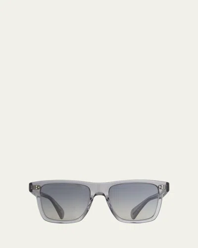 OLIVER PEOPLES MEN'S CASIAN GRADIENT-LENS RECTANGLE SUNGLASSES