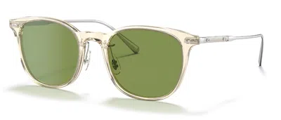 OLIVER PEOPLES OLIVER PEOPLES OV5482S 109452 51 GERARDO BUFF SILVER GREEN C MEN'S SUNGLASSES