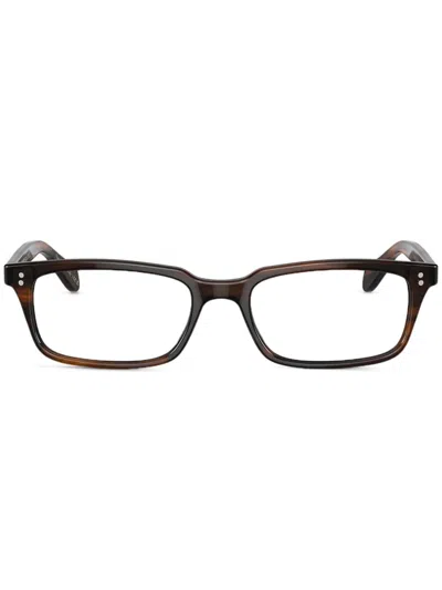 OLIVER PEOPLES RECTANGLE-FRAME GLASSES