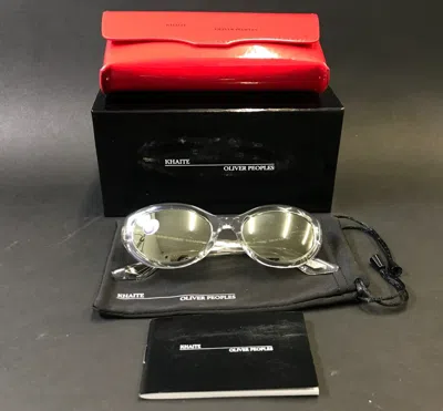 OLIVER PEOPLES OLIVER PEOPLES X KHAITE SUNGLASSES OV5513SU 11015C 1969C CRYSTAL W SILVER MIRROR