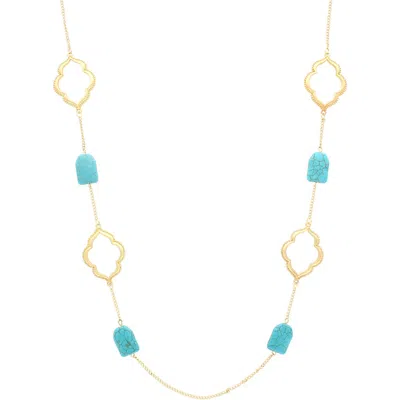 OLIVIA WELLES OLIVIA WELLES EILEEN RESIN STATION NECKLACE